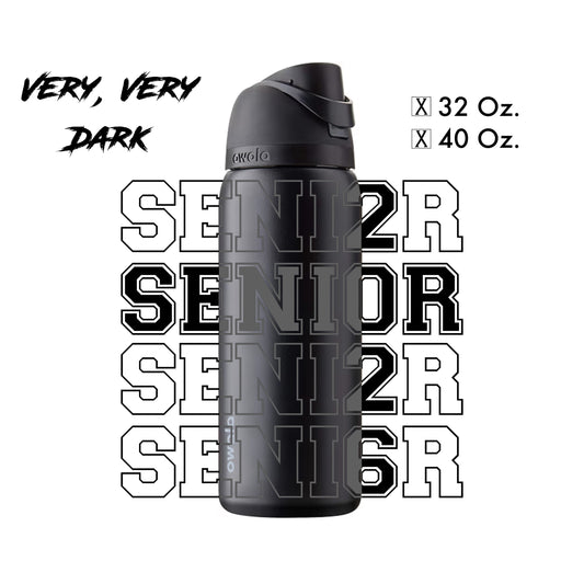 Laser-Engraved Senior/2026 - Water Bottle