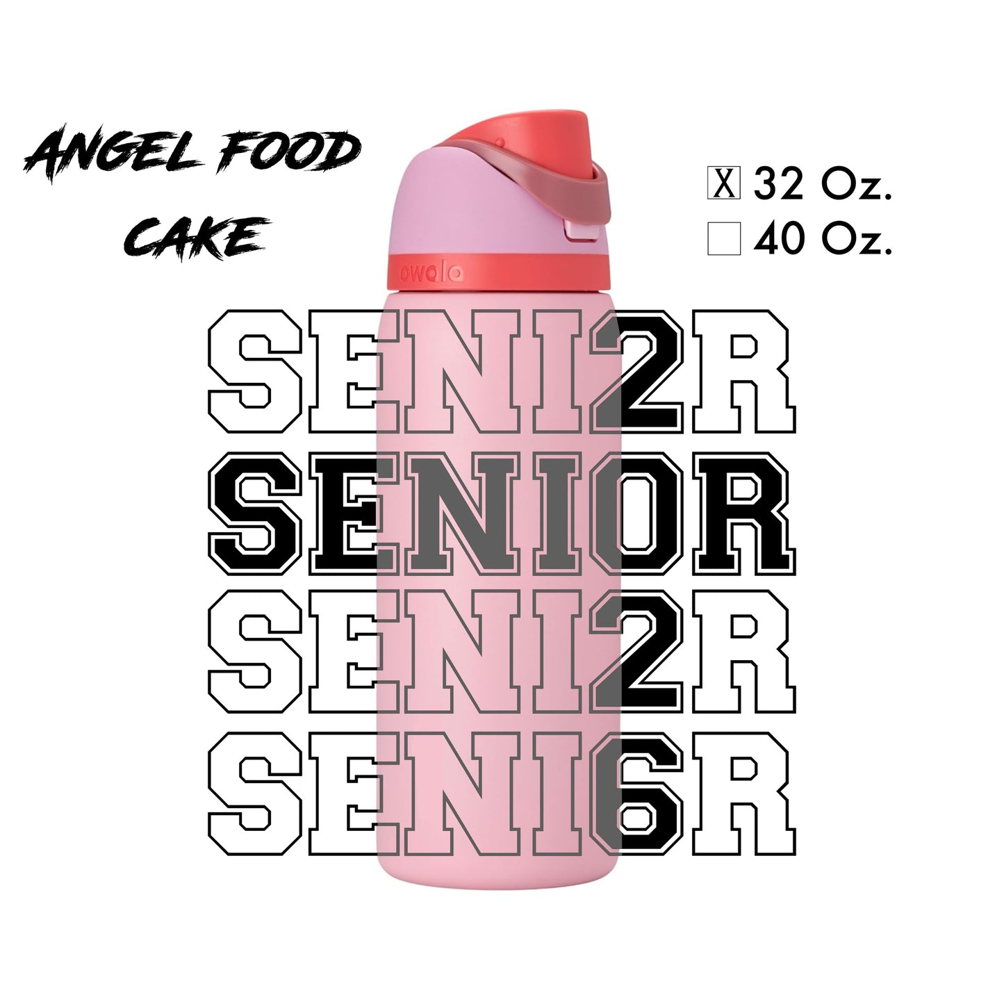 Laser-Engraved Senior/2026 - Water Bottle