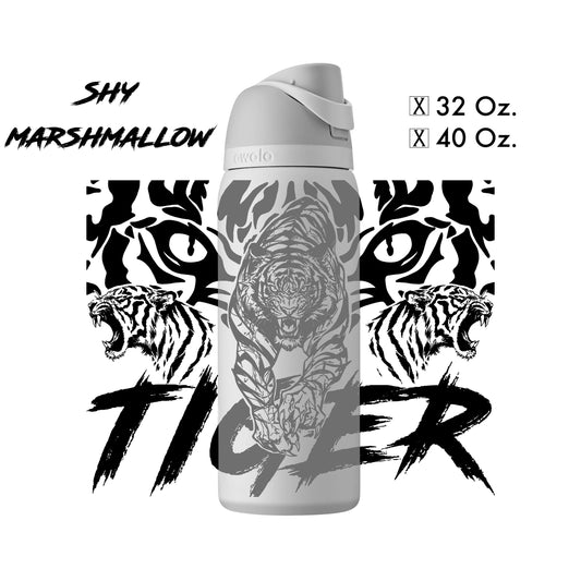 Custom Tiger Design - Water Bottle